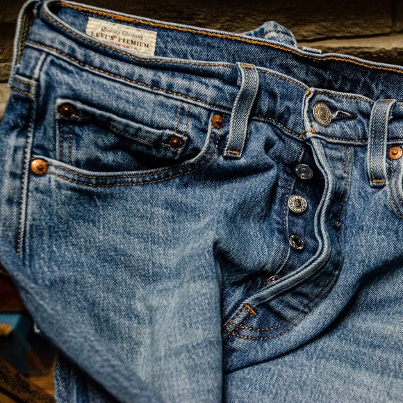 LEVI'S Button Fly 501S 28x30 - Picture 2 of 6